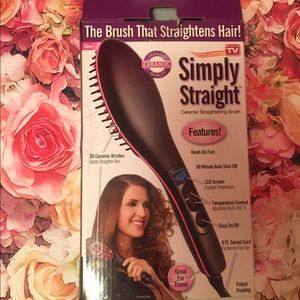 Straighten brush used once